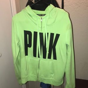 Victoria Secret Pink full zip Hoody size Medium
